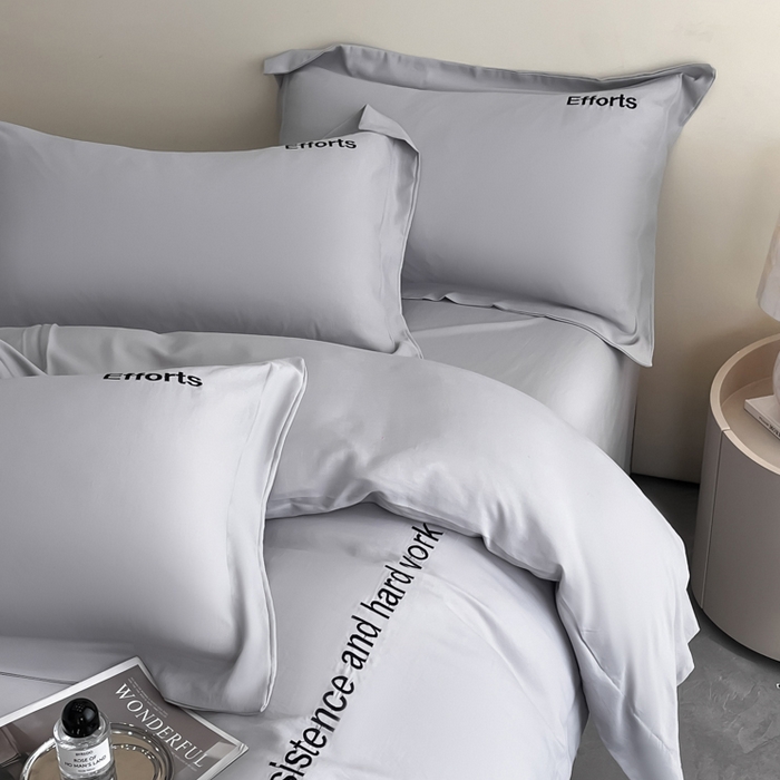 91家纺网 家纺一手货源 找家纺 新方向 2025新款天丝刺绣四件套-有理想 有理想-爵士灰