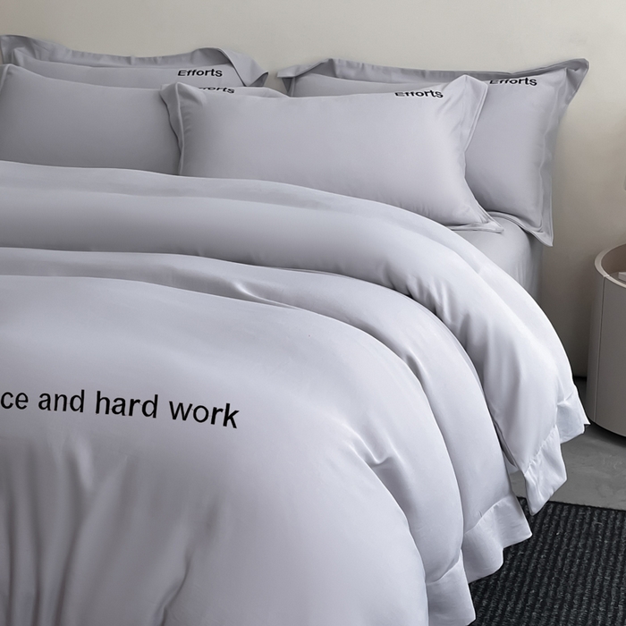 91家纺网 家纺一手货源 找家纺 新方向 2025新款天丝刺绣四件套-有理想 有理想-爵士灰