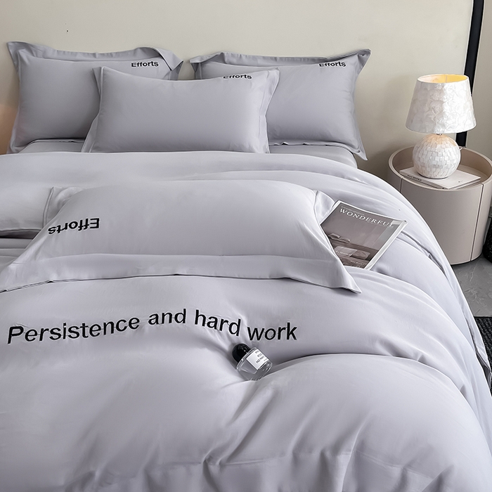 91家纺网 家纺一手货源 找家纺 新方向 2025新款天丝刺绣四件套-有理想 有理想-爵士灰