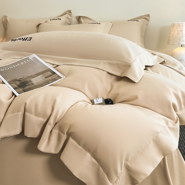 91家纺网 家纺一手货源 找家纺 新方向 2025新款天丝刺绣四件套-有理想 有理想-香槟