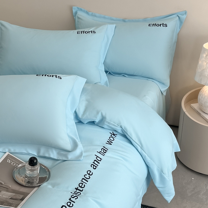 91家纺网 家纺一手货源 找家纺 新方向 2025新款天丝刺绣四件套-有理想 有理想-以太蓝