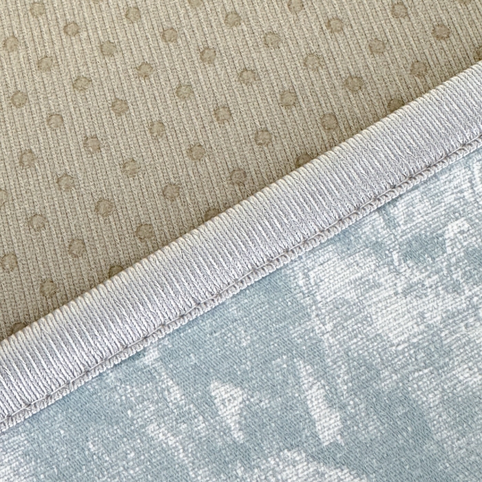 91家纺网 家纺一手货源 找家纺 手艺人家纺 2025新款亲肤舒适雪尼尔复合炕盖榻榻米垫炕垫 -XK3737-3753 XK3737蓝