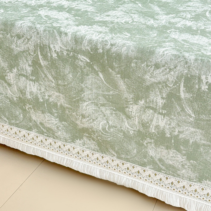 91家纺网 家纺一手货源 找家纺 手艺人家纺 2025新款亲肤舒适雪尼尔复合炕盖榻榻米垫炕垫 -XK3737-3753 XK3737绿