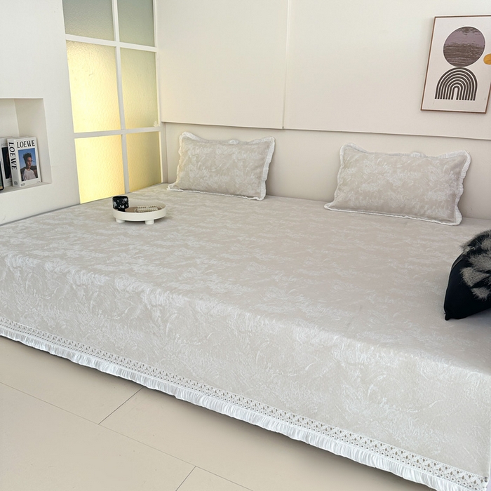 91家纺网 家纺一手货源 找家纺 手艺人家纺 2025新款亲肤舒适雪尼尔复合炕盖榻榻米垫炕垫 -XK3737-3753 XK3737米