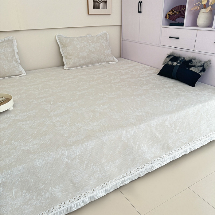 91家纺网 家纺一手货源 找家纺 手艺人家纺 2025新款亲肤舒适雪尼尔复合炕盖榻榻米垫炕垫 -XK3737-3753 XK3737米