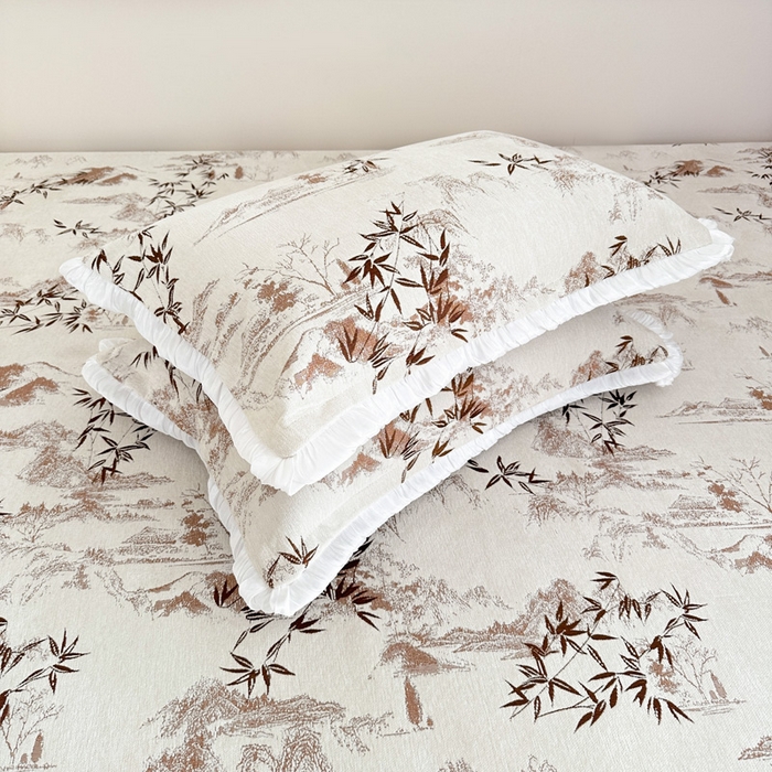 91家纺网 家纺一手货源 找家纺 手艺人家纺 2025新款亲肤舒适雪尼尔复合炕盖榻榻米垫炕垫 -XK3737-3753 XK3738咖