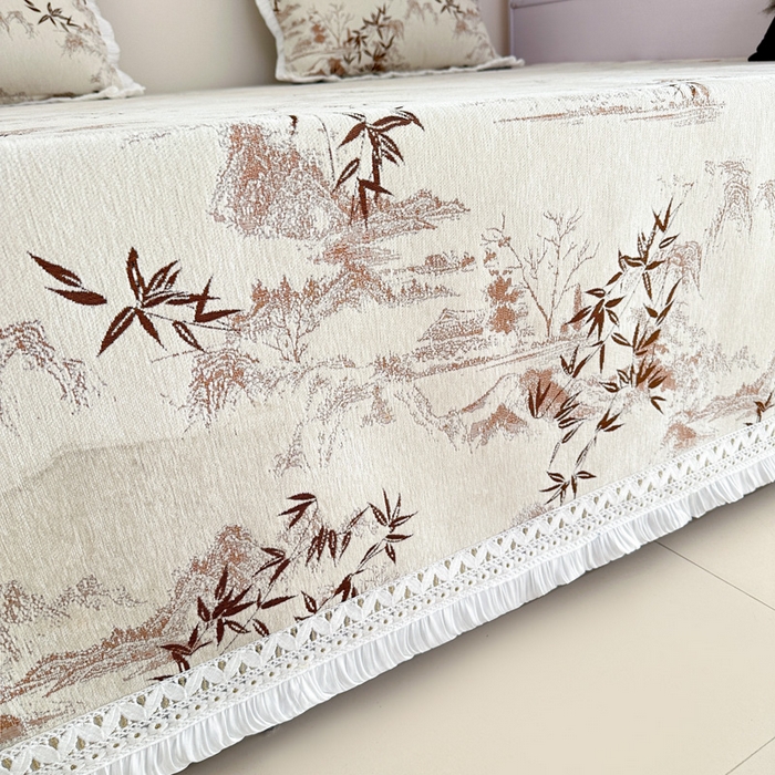 91家纺网 家纺一手货源 找家纺 手艺人家纺 2025新款亲肤舒适雪尼尔复合炕盖榻榻米垫炕垫 -XK3737-3753 XK3738咖