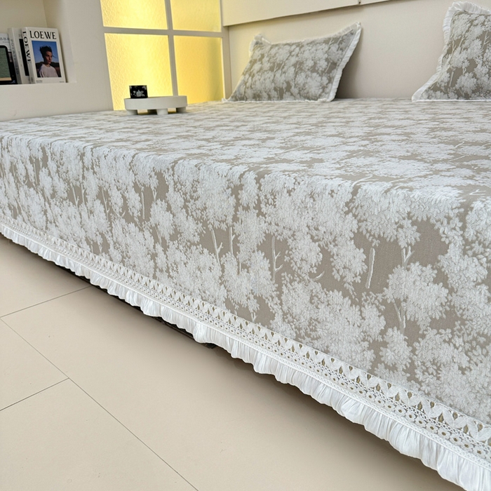 91家纺网 家纺一手货源 找家纺 手艺人家纺 2025新款亲肤舒适雪尼尔复合炕盖榻榻米垫炕垫 -XK3737-3753 XK3750灰