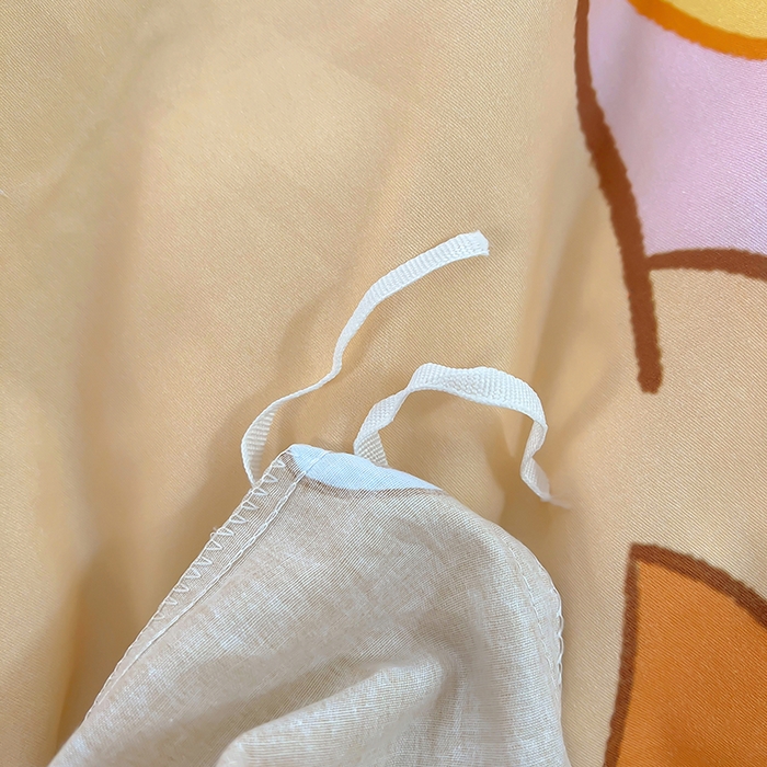 91家纺网 家纺一手货源 找家纺 浩诚 2025新款原创IP奶油小熊（黄油小熊）全棉纯棉四件套 小熊丘比特