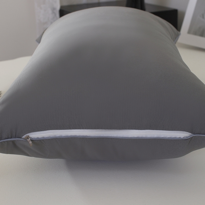 91家纺网 家纺一手货源 找家纺 佳合枕芯 2025家满阳光酒店款羽丝绒枕枕芯枕头 灰色中枕700g