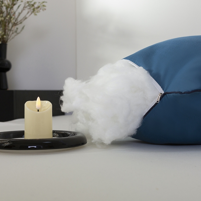 91家纺网 家纺一手货源 找家纺 佳合枕芯 2025家满阳光酒店款羽丝绒枕枕芯枕头 蓝色低枕500g