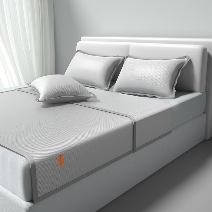 91家纺网 家纺一手货源 找家纺 （总）简一 2025新款经典皮革标凉感冰丝席