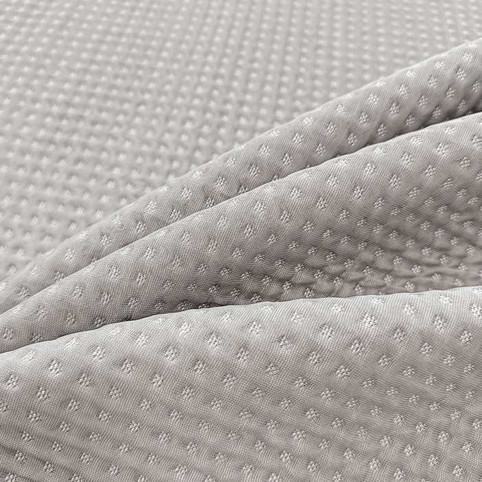 91家纺网 家纺一手货源 找家纺 金盛纺 2025新款冰豆豆凉席-床笠款 华夫格-灰