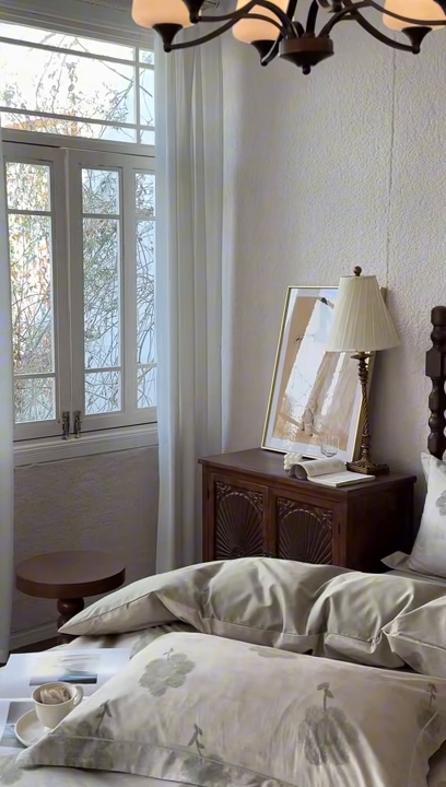 91家纺网 家纺一手货源 找家纺 由丽家纺 2025新款柔棉数码印花四件套系列 花季-绿