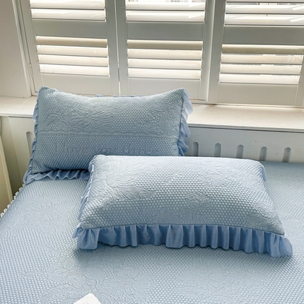 91家纺网 家纺一手货源 找家纺 （总）2025新款冰豆豆凉感单枕套-花之恋系列冰豆豆凉感枕套-花之恋系列