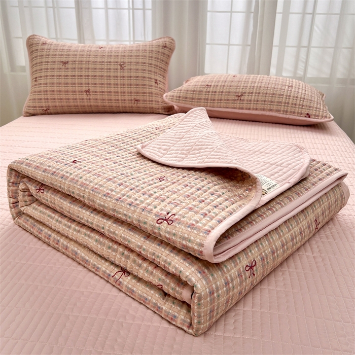 91家纺网 家纺一手货源 找家纺 恒爱 2025新款全棉印花单床盖 真爱