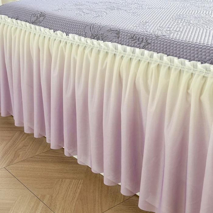 91家纺网 家纺一手货源 找家纺 2025新款冰豆豆凉感床裙凉席席子-花之恋系列冰豆豆床裙凉席-花之恋系列 花之恋-紫色