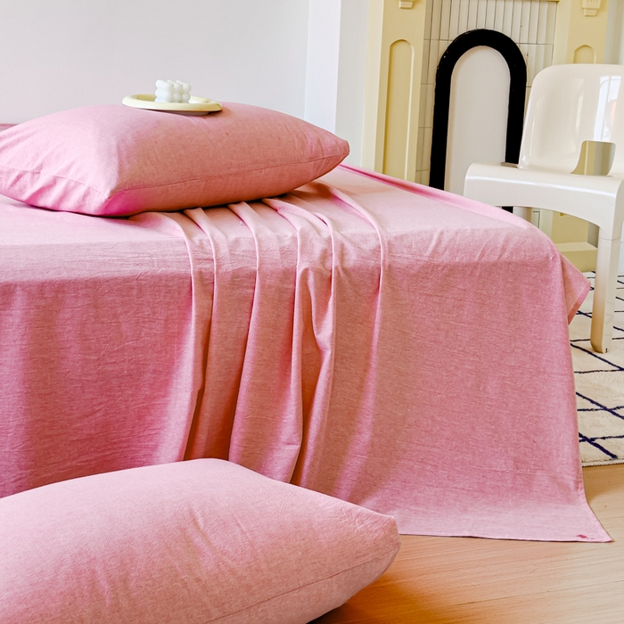 91家纺网 家纺一手货源 找家纺 （总）2025新款全棉色织水洗棉床单床笠