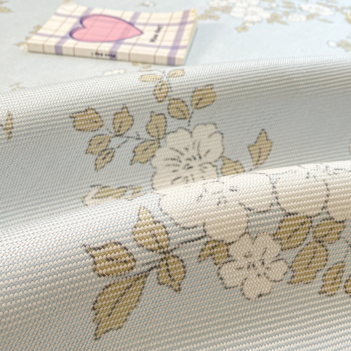 91家纺网 家纺一手货源 找家纺 慕澄家纺 2025新款小清新印花真冰藤系列凉席床席款 床席-缇蓝