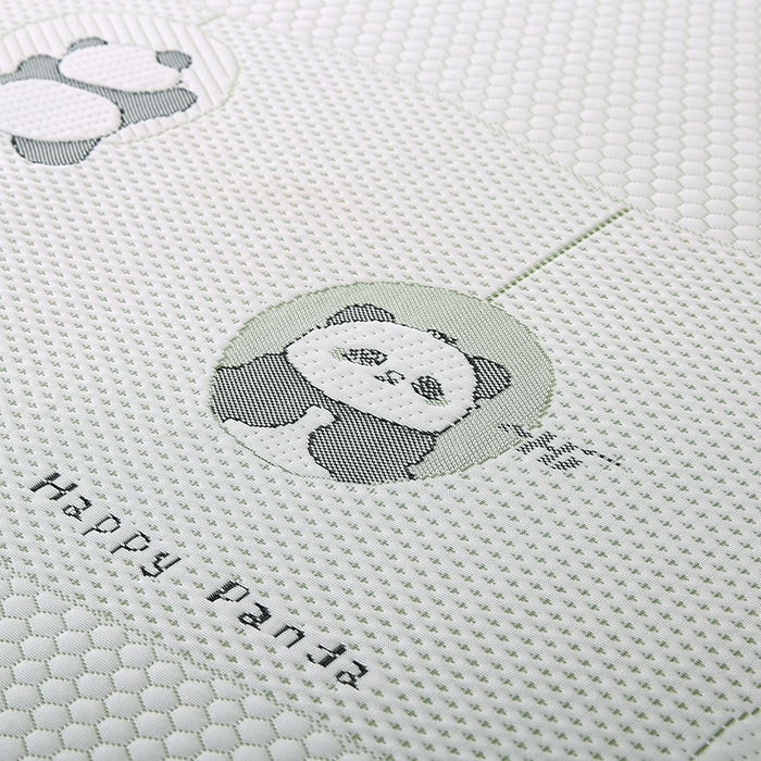 91家纺网 家纺一手货源 找家纺 法莱妮2025新款卡通三明治冰豆豆凉席 熊猫