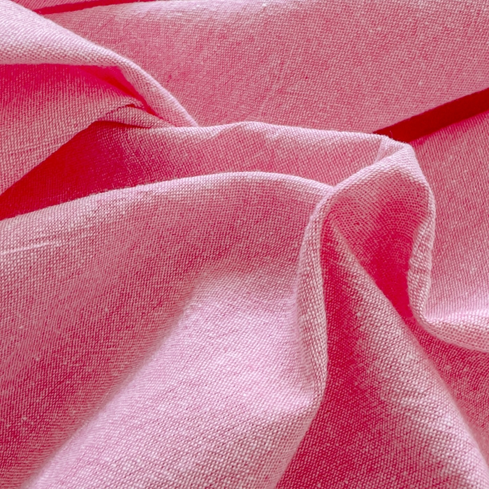 91家纺网 家纺一手货源 找家纺 2025新款全棉色织水洗棉床单床笠 玫红 床笠款