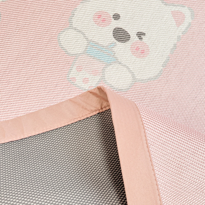 91家纺网 家纺一手货源 找家纺 慕澄家纺 2025新款小清新印花真冰藤系列凉席床席款 床席-格子奶芙芙