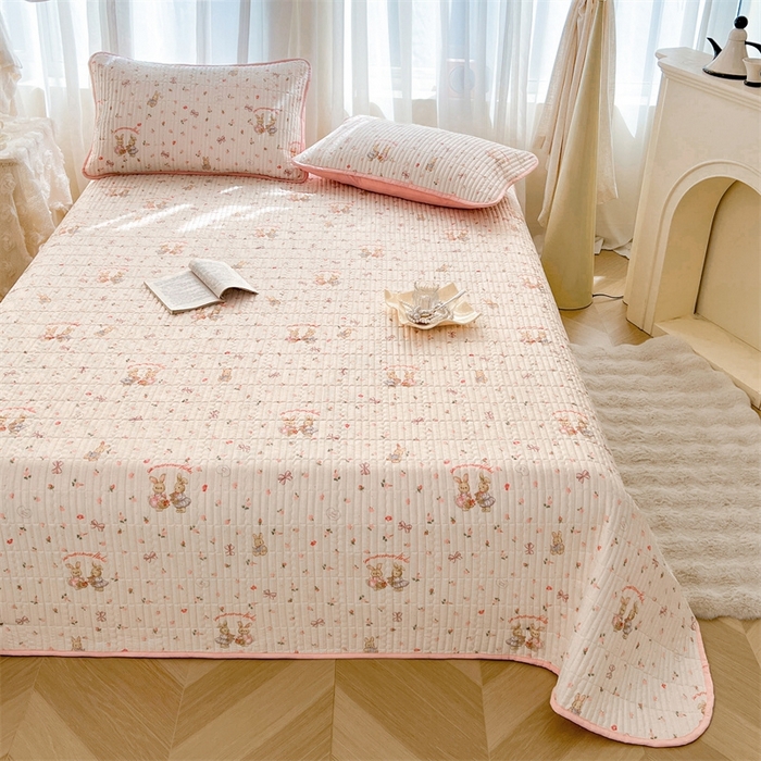 91家纺网 家纺一手货源 找家纺 （总）恒爱 2025新款全棉印花单床盖