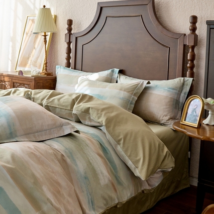 91家纺网 家纺一手货源 找家纺 （总）由丽家纺 2025新款柔棉数码印花四件套系列