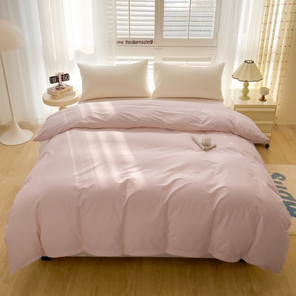 91家纺网 家纺一手货源 找家纺 （总）禧缘家纺（原梦想家） 2025新款全棉40s纯色13372系列单被套