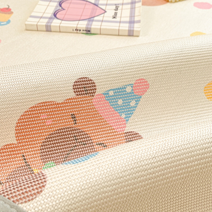 91家纺网 家纺一手货源 找家纺 慕澄家纺 2025新款小清新印花真冰藤系列凉席床席款 床席-卡皮巴拉