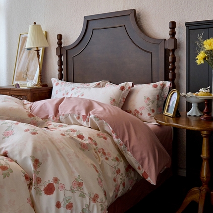 91家纺网 家纺一手货源 找家纺 （总）由丽家纺 2025新款柔棉数码印花四件套系列