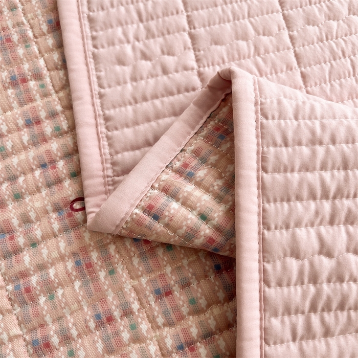 91家纺网 家纺一手货源 找家纺 恒爱 2025新款全棉印花单床盖 真爱