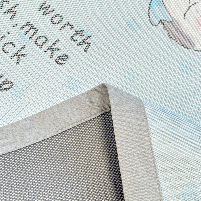 91家纺网 家纺一手货源 找家纺 慕澄家纺 2025新款小清新印花真冰藤系列凉席床席款 床席-害羞喵