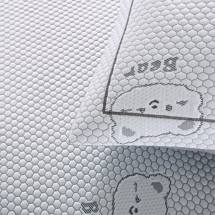 91家纺网 家纺一手货源 找家纺 法莱妮2025新款卡通三明治冰豆豆凉席 晚安熊