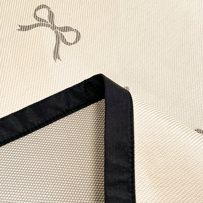 91家纺网 家纺一手货源 找家纺 慕澄家纺 2025新款小清新印花真冰藤系列凉席床席款 床席-波点蝴蝶结