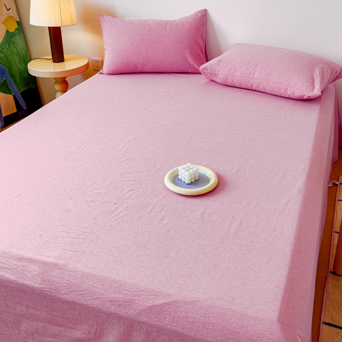 91家纺网 家纺一手货源 找家纺 （总）2025新款全棉色织水洗棉床单床笠