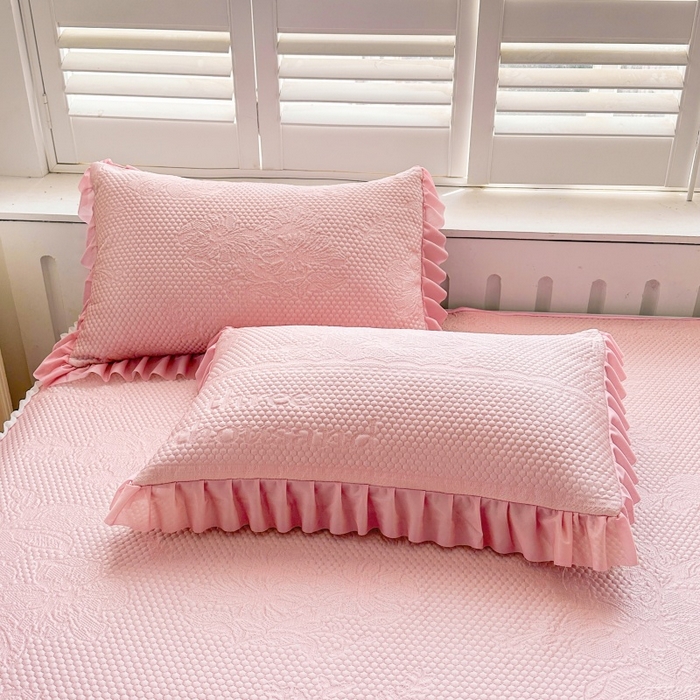 91家纺网 家纺一手货源 找家纺 （总）2025新款冰豆豆凉感单枕套-花之恋系列冰豆豆凉感枕套-花之恋系列