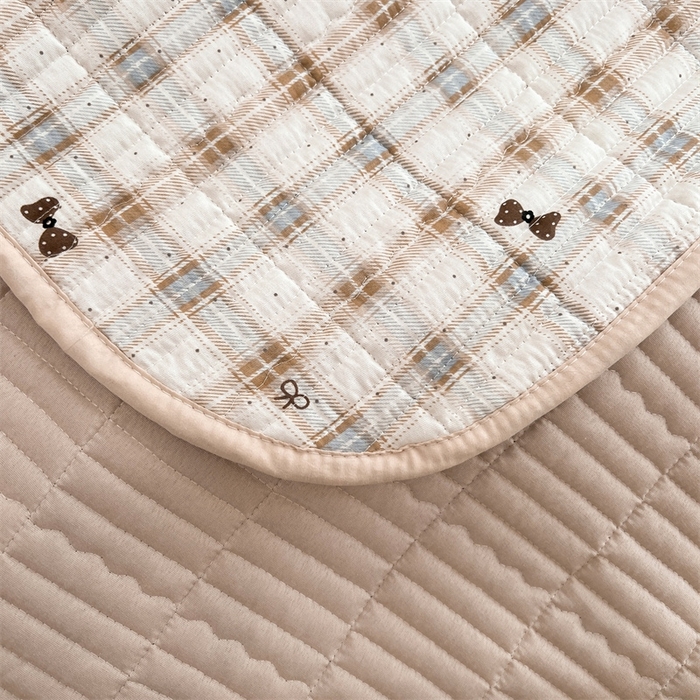 91家纺网 家纺一手货源 找家纺 恒爱 2025新款全棉印花单床盖 永结同心