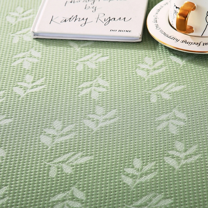 91家纺网 家纺一手货源 找家纺 法莱妮 2025夏季新款A类真凉感丝提花加厚三明治冰豆豆凉席-叶韵系列  叶韵-绿