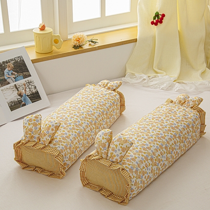 91家纺网 家纺一手货源 找家纺 （总）织布人 2025新款荞麦枕直播爆款全棉双层纱兔子枕全荞麦壳枕头夏季透气枕