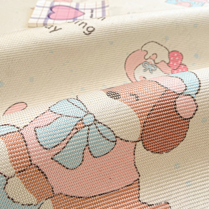 91家纺网 家纺一手货源 找家纺 慕澄家纺 2025新款小清新印花真冰藤系列凉席床席款 床席-游园会