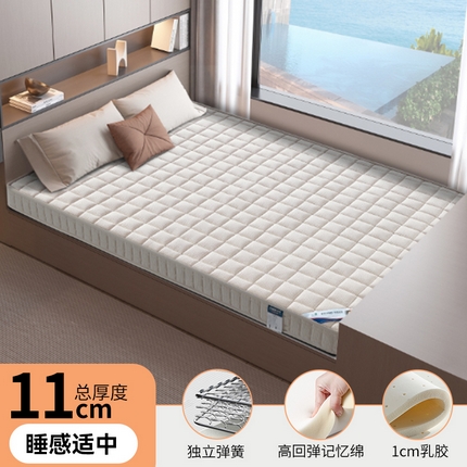 91家纺网 家纺一手货源 找家纺 （总）时奥家纺 2025新款护脊深睡弹簧海绵床垫