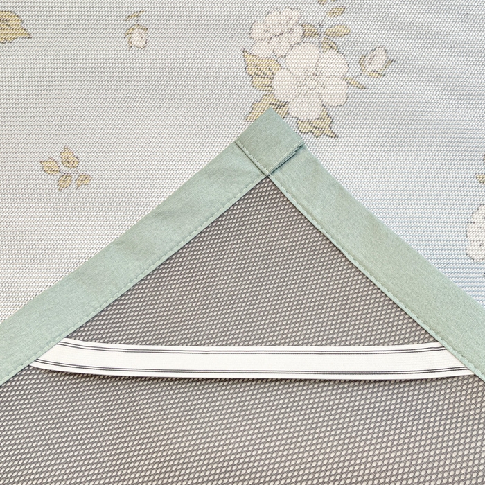 91家纺网 家纺一手货源 找家纺 慕澄家纺 2025新款小清新印花真冰藤系列凉席床席款 床席-缇蓝