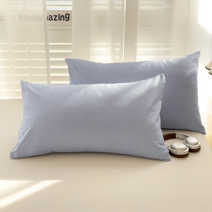 91家纺网 家纺一手货源 找家纺 （总）禧缘家纺（原梦想家） 2025新款全棉40s纯色13372系列单枕套