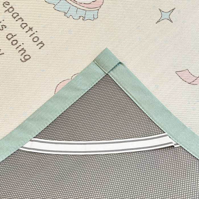 91家纺网 家纺一手货源 找家纺 慕澄家纺 2025新款小清新印花真冰藤系列凉席床席款 床席-游园会