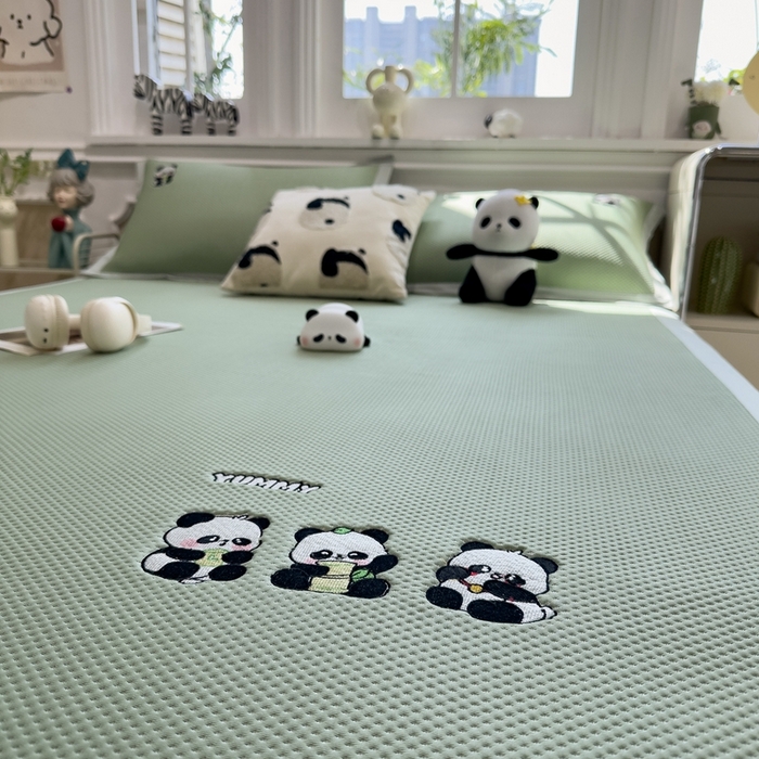 91家纺网 家纺一手货源 找家纺 （总）席世家2025新款满天星绣花豆豆席