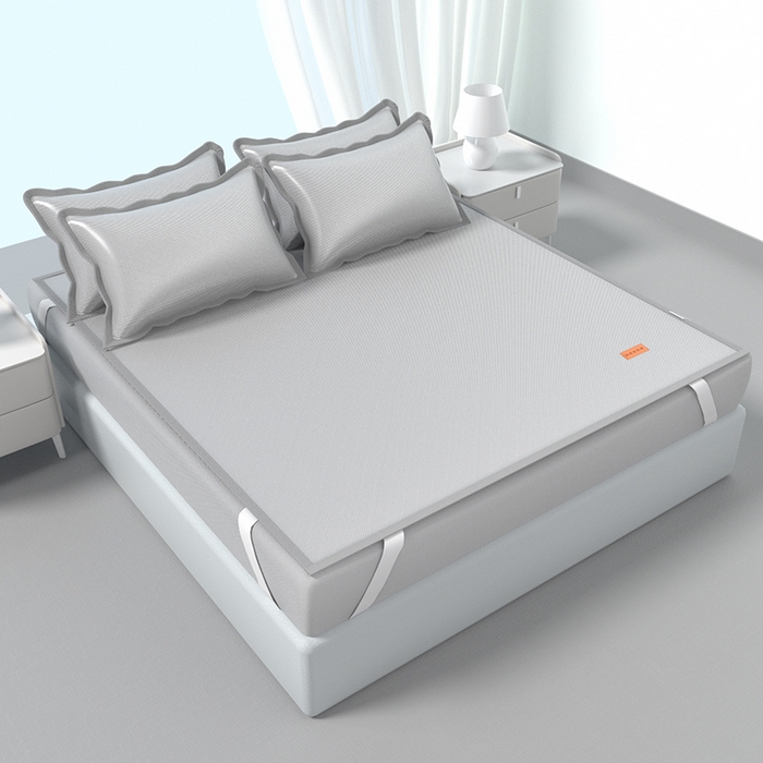 91家纺网 家纺一手货源 找家纺 （总）简一 2025新款经典皮革标凉感冰丝席