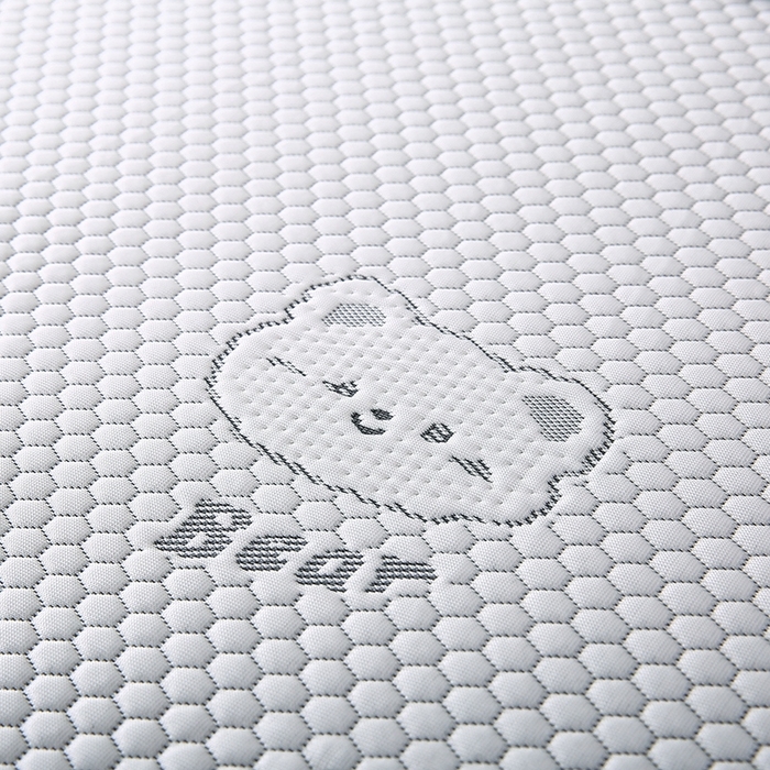 91家纺网 家纺一手货源 找家纺 法莱妮2025新款卡通三明治冰豆豆凉席 晚安熊