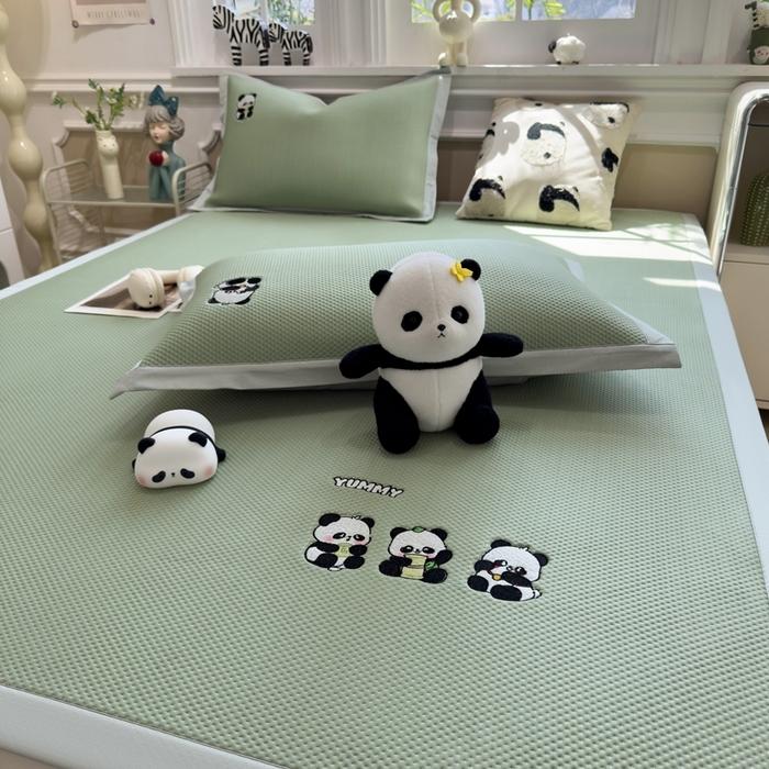 91家纺网 家纺一手货源 找家纺 （总）席世家2025新款满天星绣花豆豆席