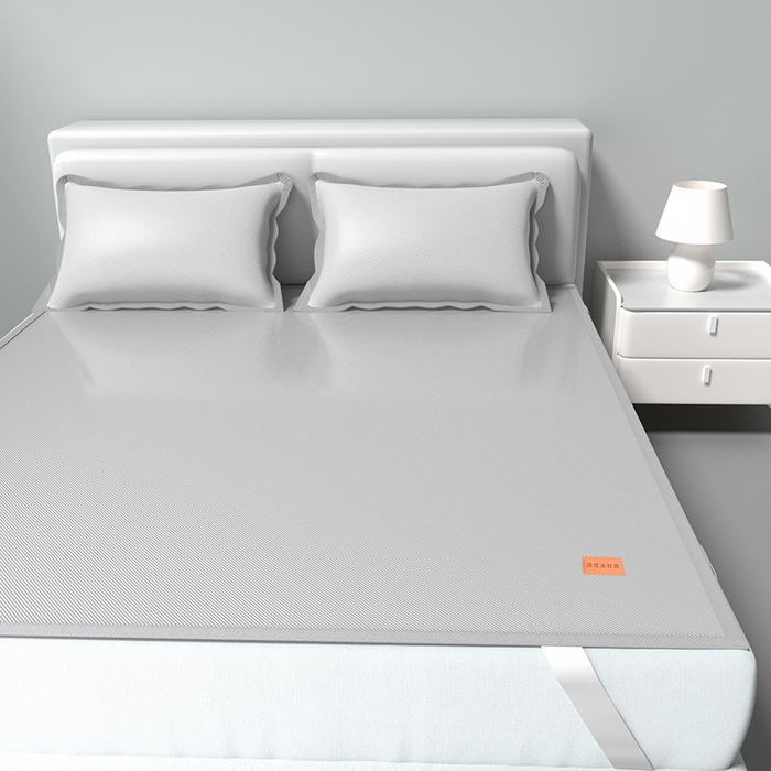 91家纺网 家纺一手货源 找家纺 （总）简一 2025新款经典皮革标凉感冰丝席